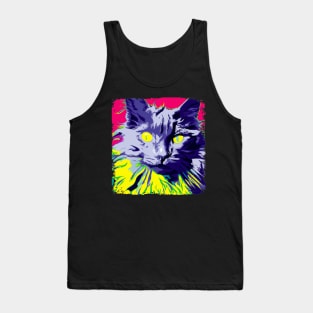 Nebelung Cat Pop Art - Cat Lover Gift Tank Top